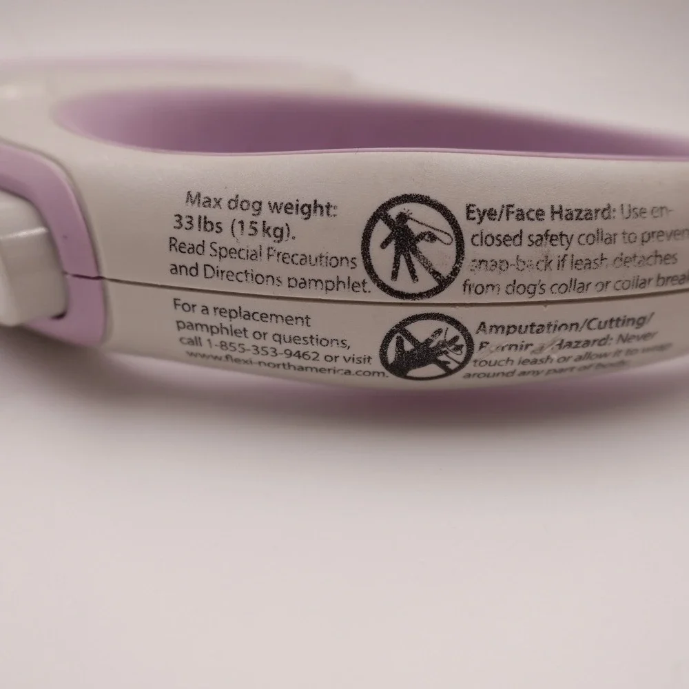Flexi Soft Touch Retractable Dog Leash Small Pink 0-26 lb 16ft Made In Germany
